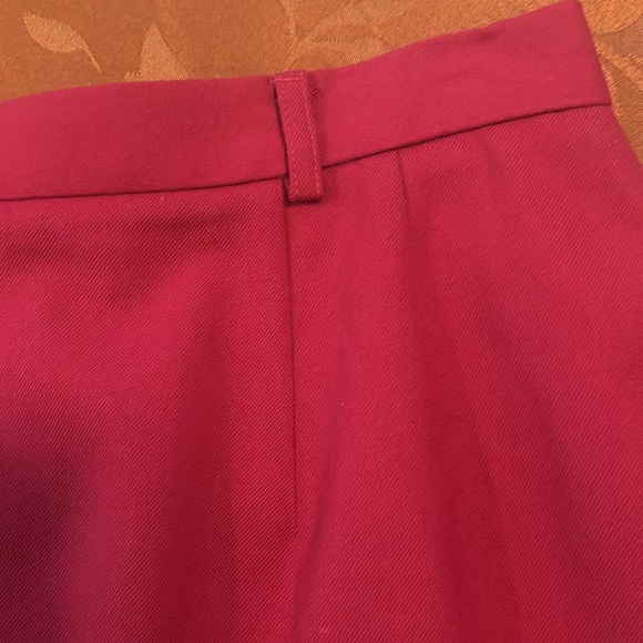 Talbots Dark Red Worsted Wool Pencil Skirt, Size 10 - Picture 5 of 10